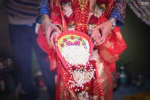 Bengali wedding ritual khoi daan