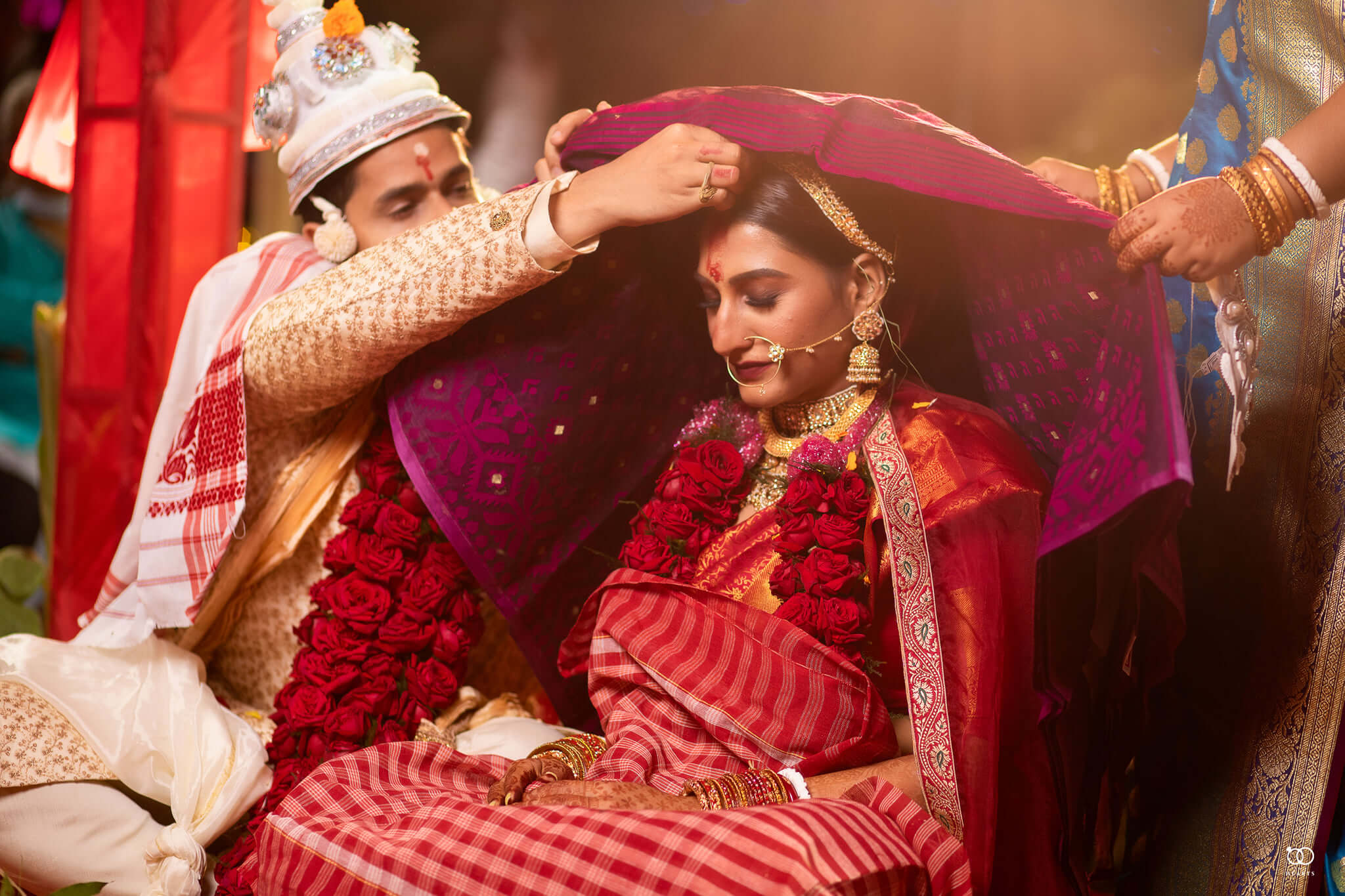 bengali wedding sindur daan